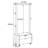 Movable Coat Rack with Storage