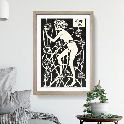 Hermaphroditus by Aubrey Beardsley - Framed Print