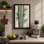 Bamboo Study Japandi - Wrapped Canvas-203842890-203842891