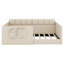 Upholstered Daybed Bed, High Side Panels Design with Side Entrance & Built-in Storage Pockets-1601653638-1601653640