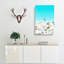 Rooftops In Montecorto Spain In Abstract - Wrapped Canvas-55338134