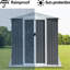 Remise de rangement pour l'extérieur Apex 6Ftx4ft - Toile de métal pour outils de jardin-125302083