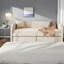 Lits avec rangement, lit de jour simple en bois de velours, canapé-lit compact moderne