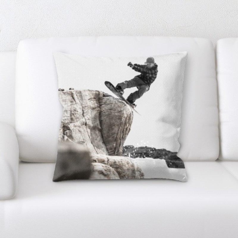 Microsuede Throw Pillow