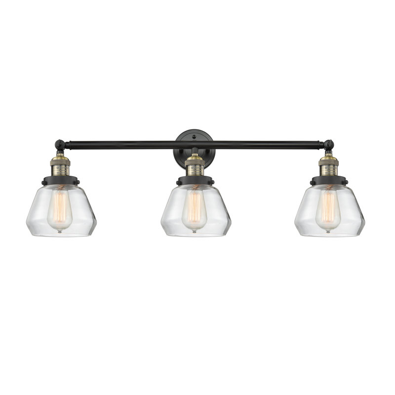 Éclairage de salle de bain à intensité variable 3 lumières Chill, Ampoule incandescente rétro de 60 watts, Transparent