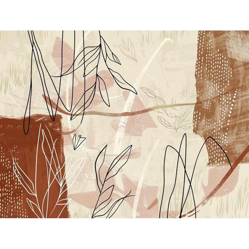 Botanical Bedding Cool Pattern Comforter Abstract, Queen Comforter
