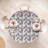 Winston Porter Rowan Fitted Round Tablecloth Ruby Grey Black