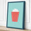 Pop Art Popcorn Modern 1 Piece Wrapped Canvas Wall Art-240206648-240206643
