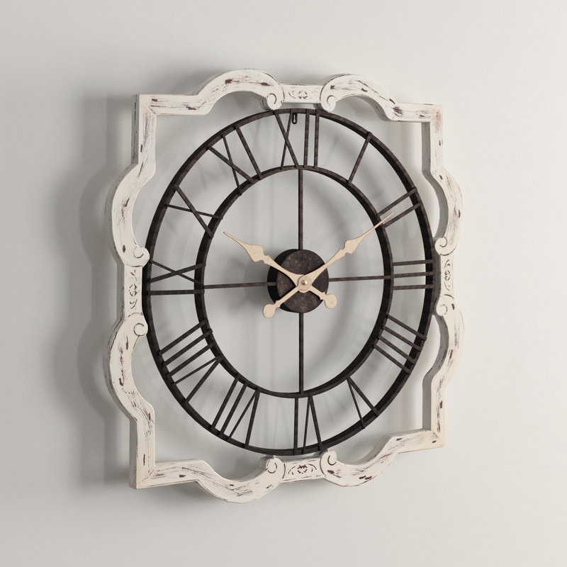 Eloise French Country Farmhouse Wall Clock