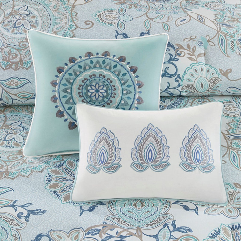 Reversible 8 Piece Bedding Sets, Cotton King Shabby Chic For Home