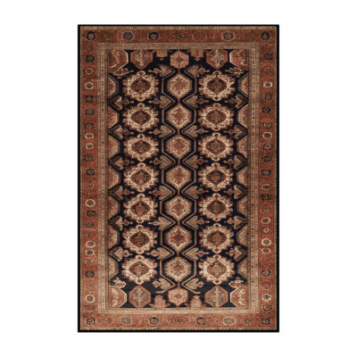 Tapis brun lavable à la machine