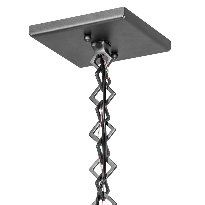 22" Square Kitzi Box Pendant