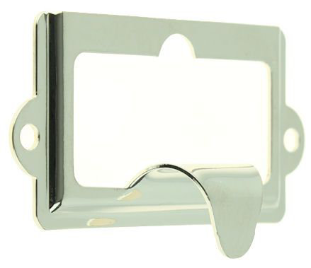 Porte-étiquette d'armoire avec poignée - 2 1/2 po (1300), Nickel