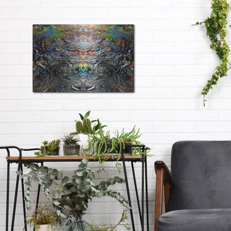 «Ebony Designs» par Pierre Gavidia, Ebern Designs, art mural en métal, H 12 po x l 16 po