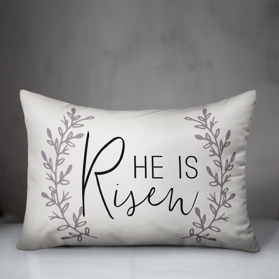  He Is Risen Lumbar Pillow Designs Direct Creative Group