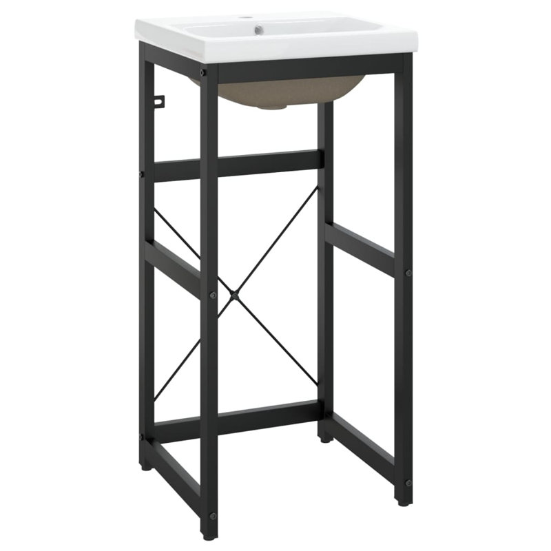 Haff 400mm Single Bathroom Vanity with Basin, Black