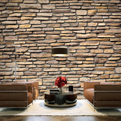 Imitation - Stone 2.7m x 350cm Wallpaper