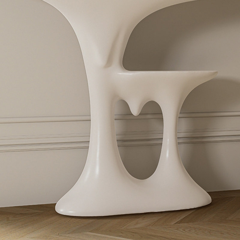 Console artistique italienne de luxe légère italienne, H 33,5 po x l 47,2 po x P 11,8 po