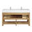 Maho 60'' Single Bathroom Vanity with Engineered Stone Top