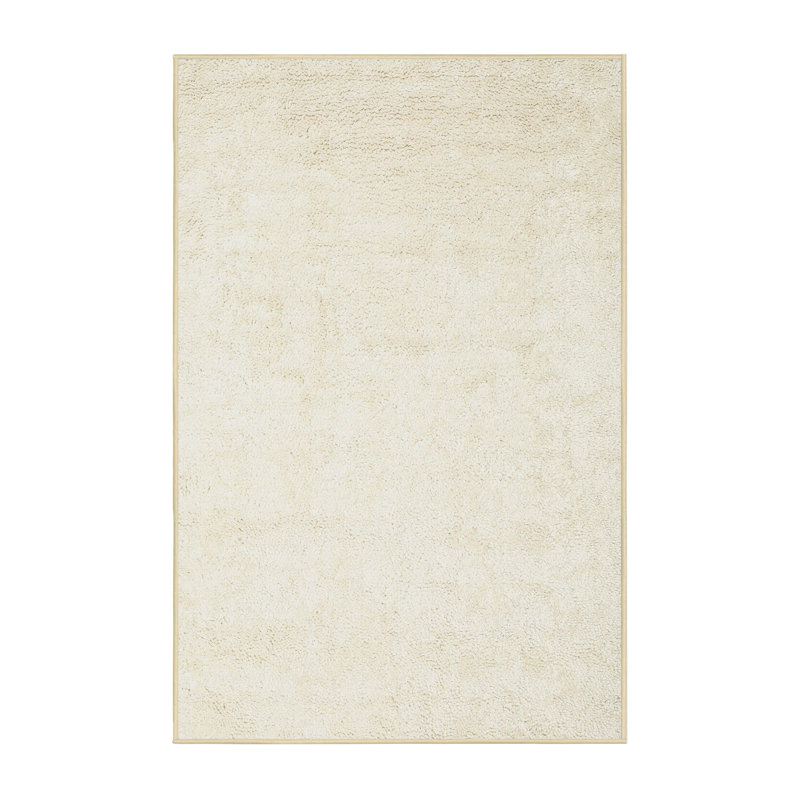 Tapis beige contemporain, Rectangle 6 pi x 9 pi