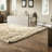 Elegant Reversible Cream Bedding Set, Polyester Farmhouse Style For Home