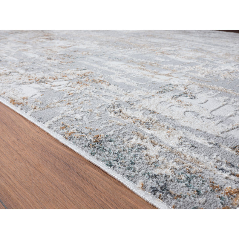 Abstract Indoor Rug, Runner 2'7" x 7'4"