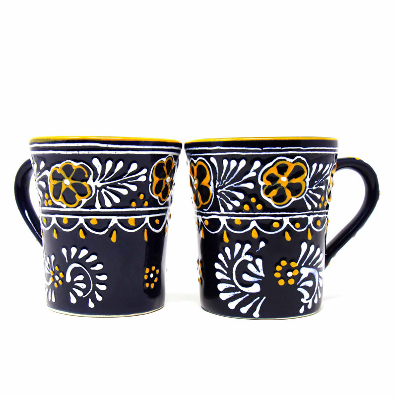 Grande tasse à café, Bleu