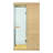 Wizzisaunas 1-Person Indoor Far Infrared Wooden Sauna With 3-Sided Tempered Glass, Red and Blue Light Therapy, Left-Facing Door Design, Remote Temperature Control Via App, Built-In Bluetooth Speaker, Hemlock Wood-127687251-127687252-133685817