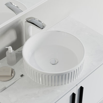 Lavabo vasque rond en céramique Dowell 6004