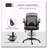 Mesh Drafting Chair,Tall Office Chair With Lumbar Support,Flip-Up Armrests,Footrest Ring And Adjustable Seat Height,Black