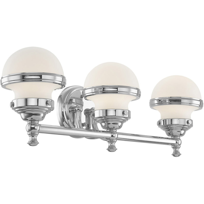 Midtown 3 - Light Vanity Light, Polished Chrome
