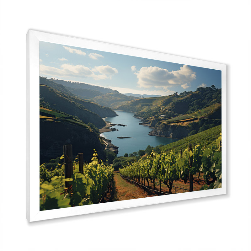 Vignes de Lakeside, Cadre photo blanc, H 12 po x l 20 po x P 1 po