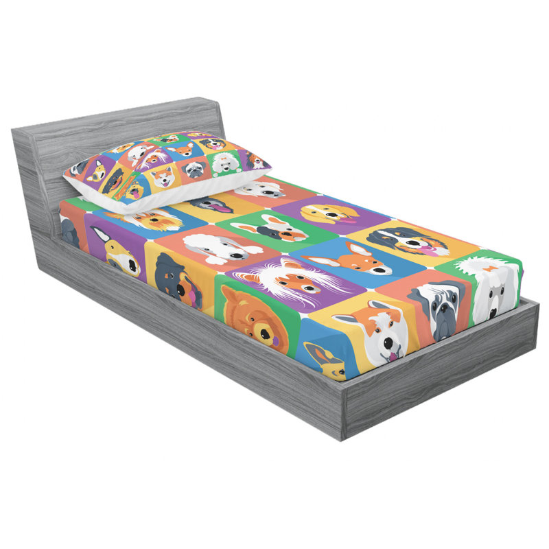 Microfiber Sheet Set, Twin XL Sheet Set with Fitted Sheet