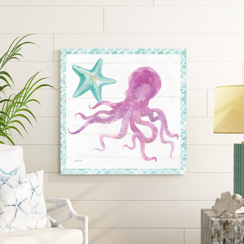 Mermaid Friends V, H 36 po x l 36 po