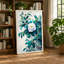 Study in Pink Botanical 1 Piece Wrapped Canvas Wall Art-136754190-136754191