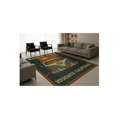 Tapis noir Mosso