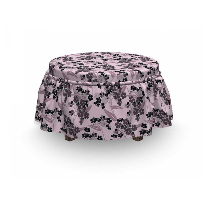 Housse pour "abstract oublier me not repose-pieds