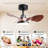 24" Small  Ceiling Fan With Light Remote Control-654710062