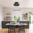 Deluna 3 Light Black Large Semi-flush