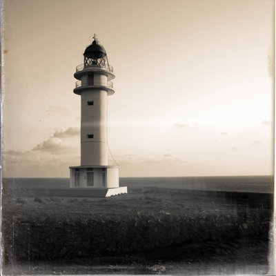 Lighthouse At Spain by Eskemar - Wrapped Canvas Print