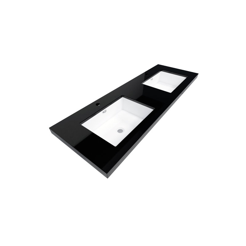 Reyes 61'' Bathroom Vanity Top with Sink