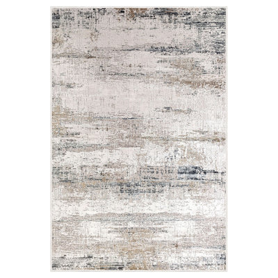 Luxurious 3D Printed Woven Carpet, 55.1 x 86.6 inches | 100% Polyester, Antibacterial, Machine Washable | Non-Slip PVC Felt Dot Underside, 0.3 in Pile Height | Perfect for Living Room, Bedroom & Home Decor