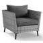 Chaise de patio avec coussins Mosier