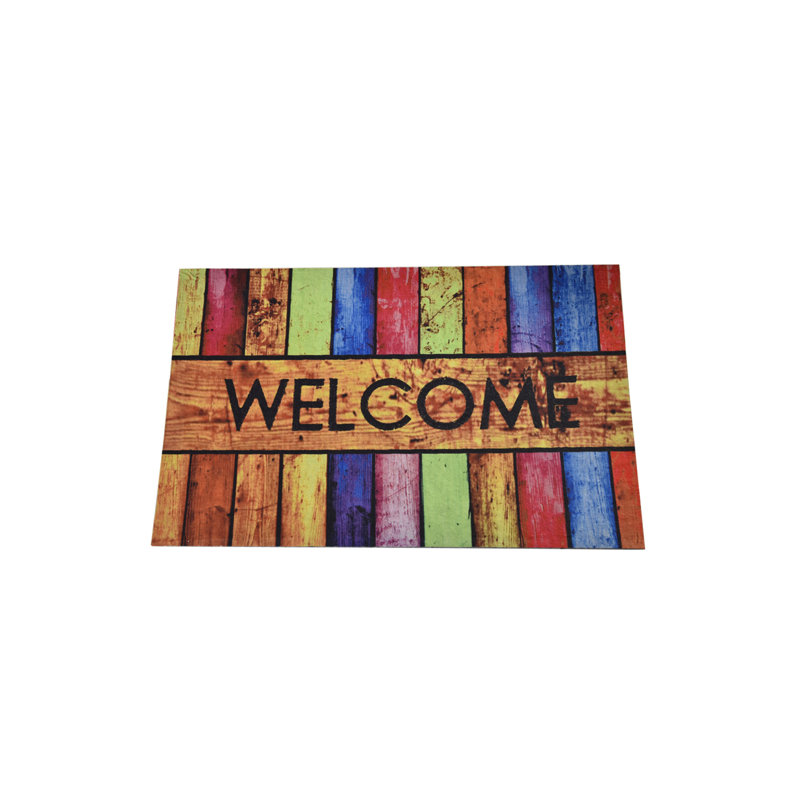 Durable PVC Doormat, Non-Slip Underside, 15.7 x 23.6 inches | 100% PVC Material, Machine Washable at 86°F | Perfect for Indoor & Outdoor Use, Easy to Clean, Stylish & Functional Welcome Mat
