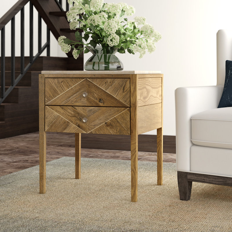 Echoes Stone End Table