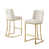 Cream Seat/ Gold Frame