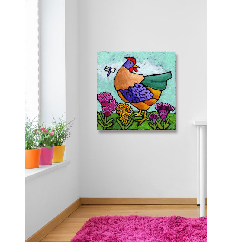 Janet Nelson - Wrapped Canvas Painting, 61cm H x 61cm W x 3.81cm D