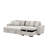 Wool-Like Pull-Out Sleeper Sofa-55907531