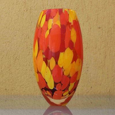 Shantilee Handmade Glass Table Vase