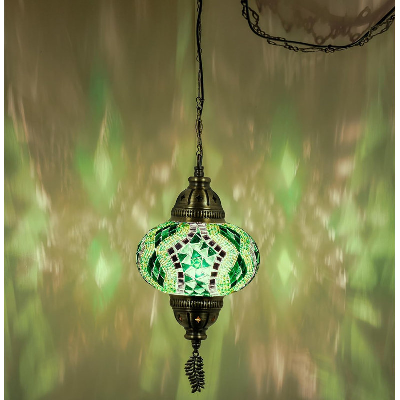 Lights 1 - Light LED Pendant, Green